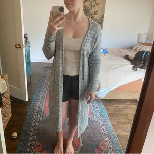 Long Gray Cardigan